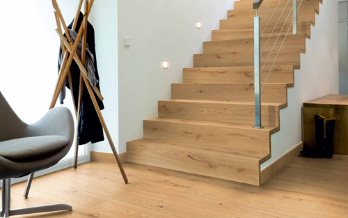Holztreppen in Wien